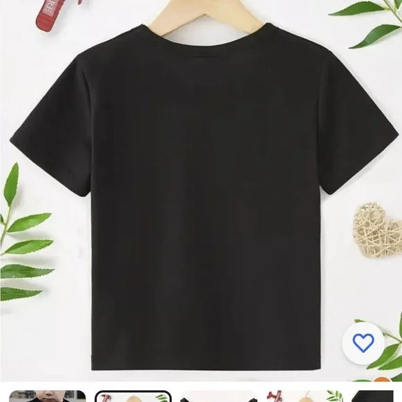 Black Color boys T-shirt - Picture 3 of 4